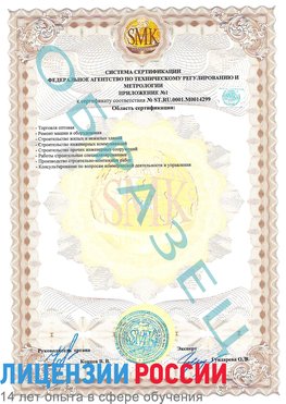 Образец сертификата соответствия (приложение) Геленджик Сертификат ISO 14001